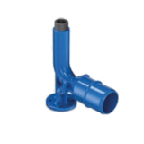 DUKTUS ENH fitting BLS - 90° hydrant duckfoot bend with an outlet